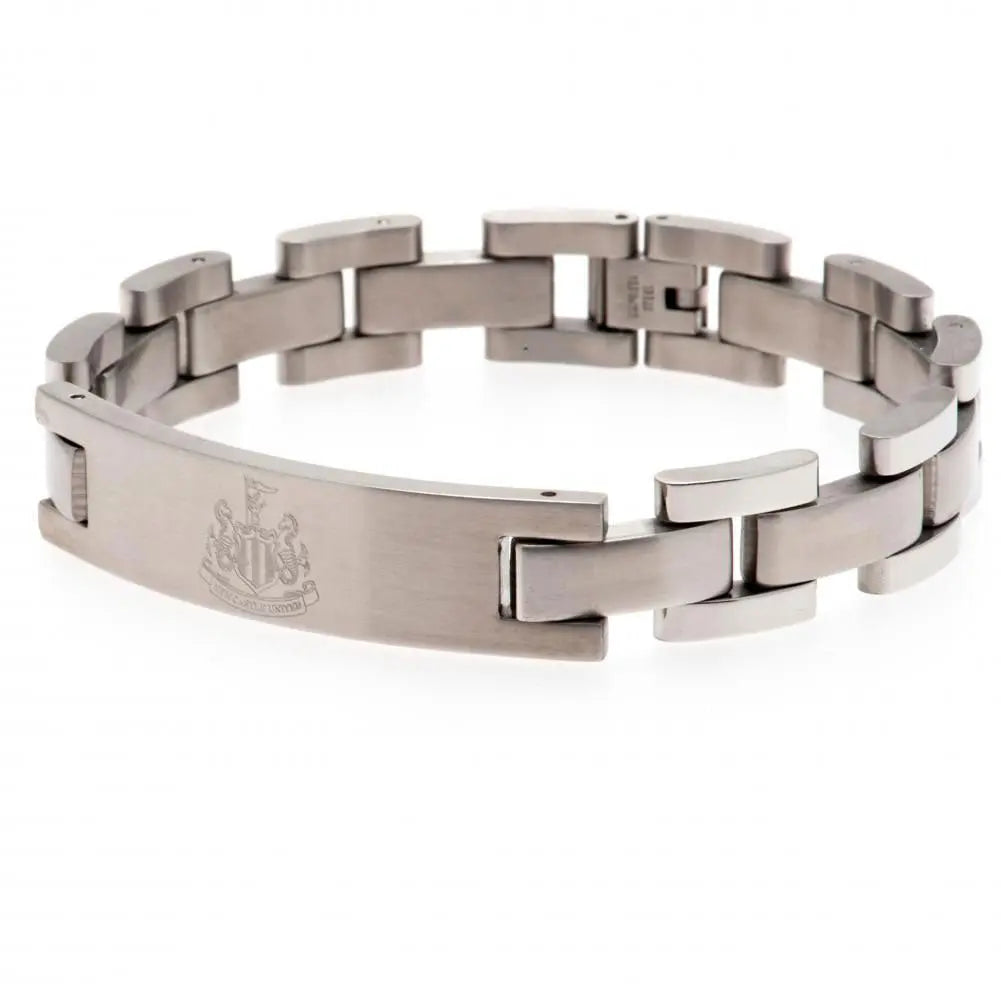 Newcastle United Engraved Bracelet Front.