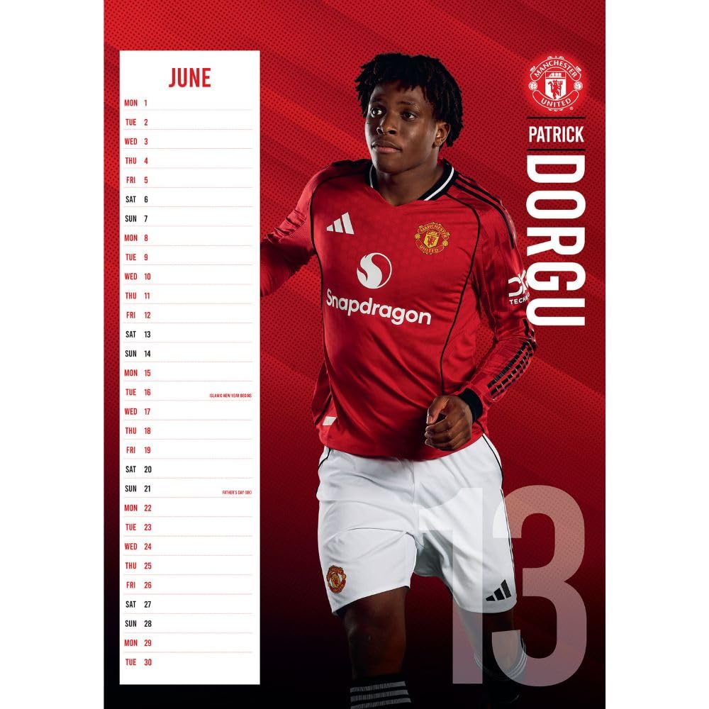 Manchester United A3 2026 Calendar