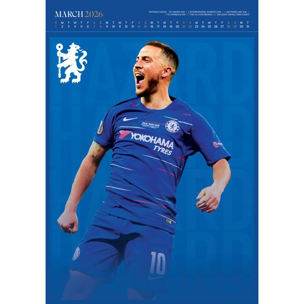 Chelsea FC Deluxe 2026 Calendar