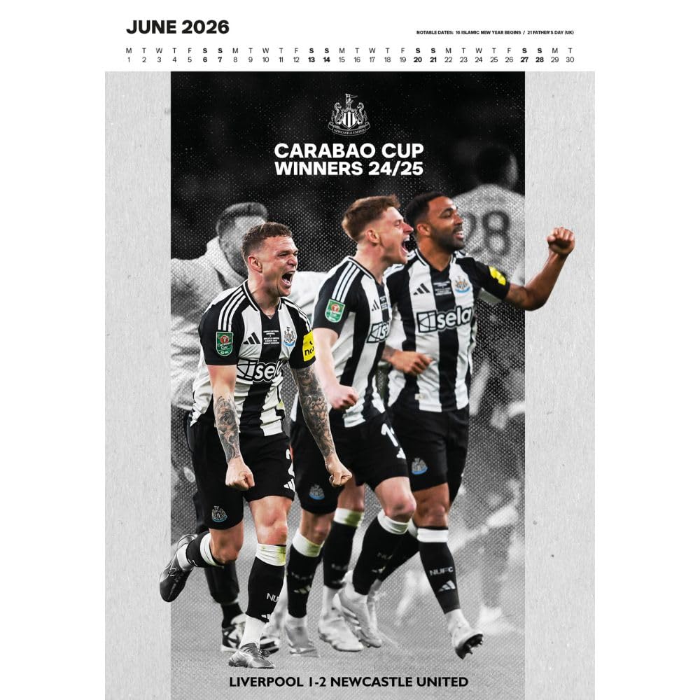 Newcastle United Deluxe 2026 Calendar