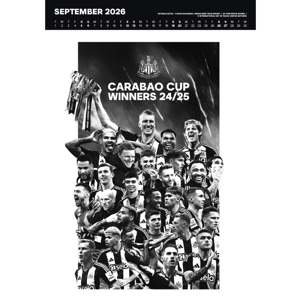 Newcastle United Deluxe 2026 Calendar