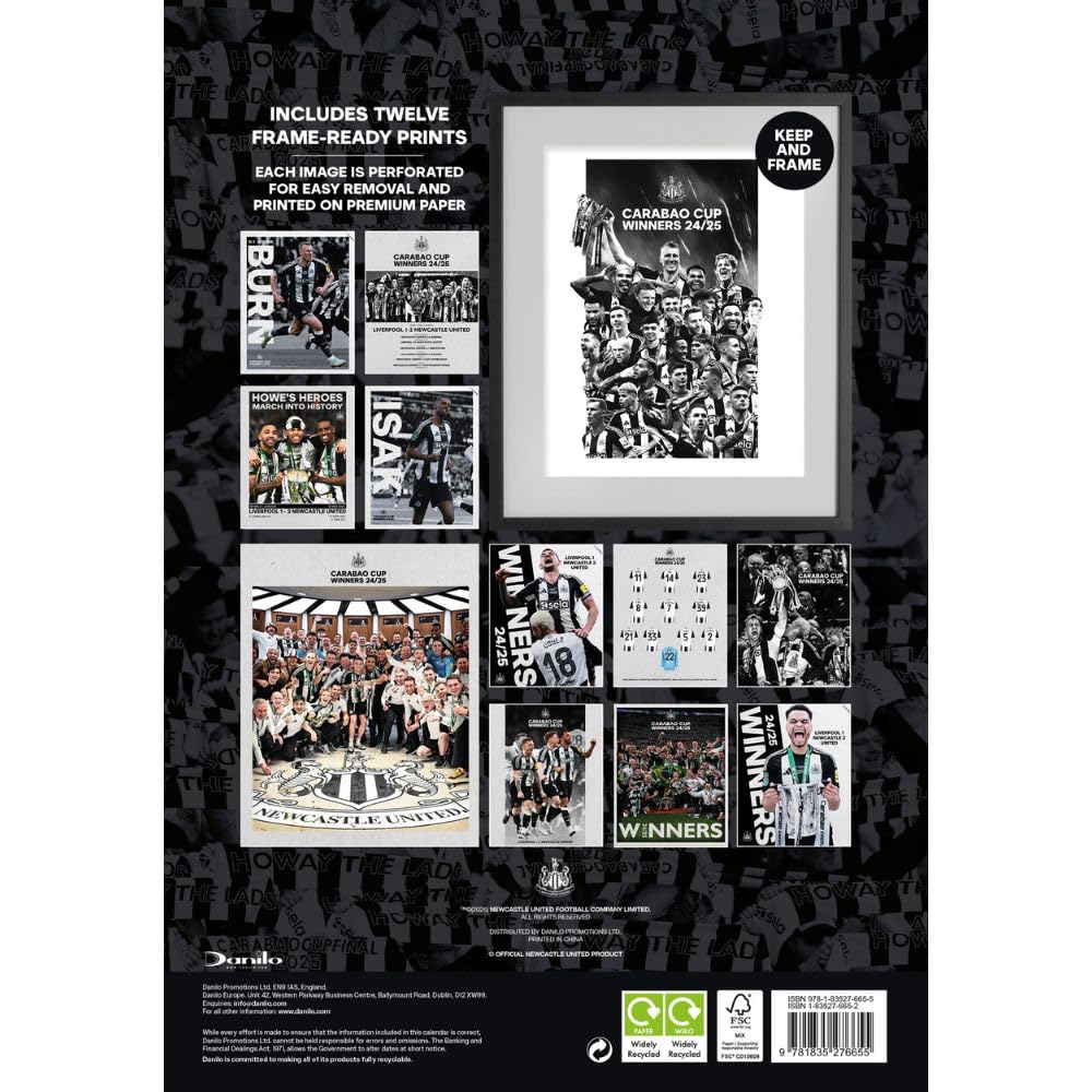 Newcastle United Deluxe 2026 Calendar