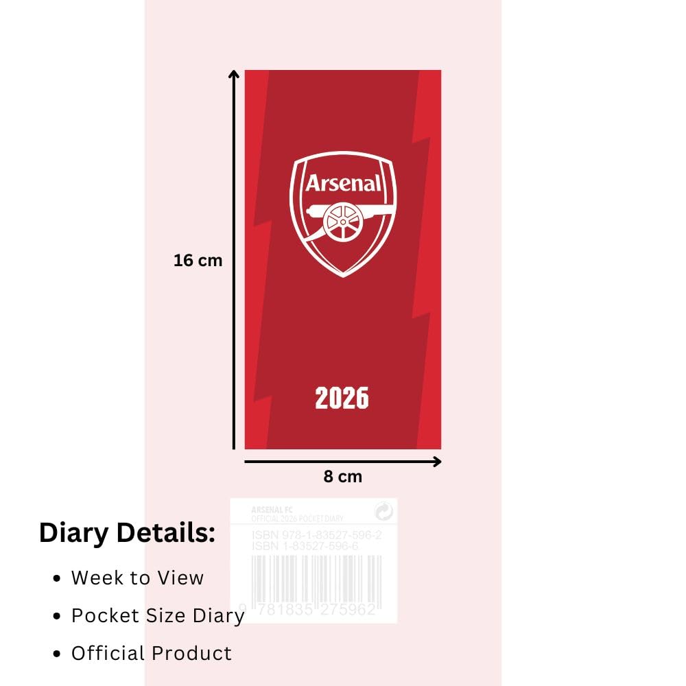 Arsenal 2026 Slim Diary