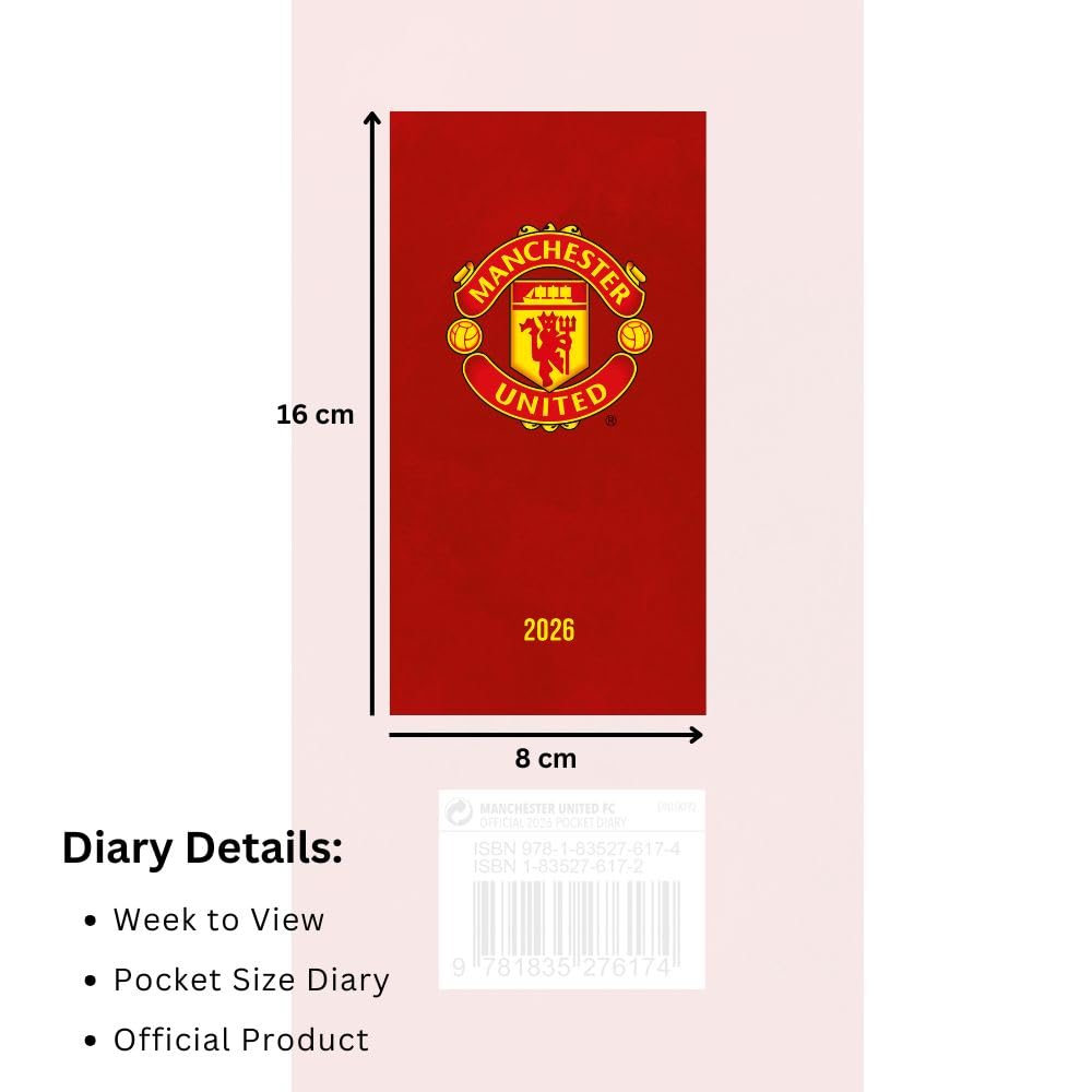 Manchester United 2026 Slim Diary