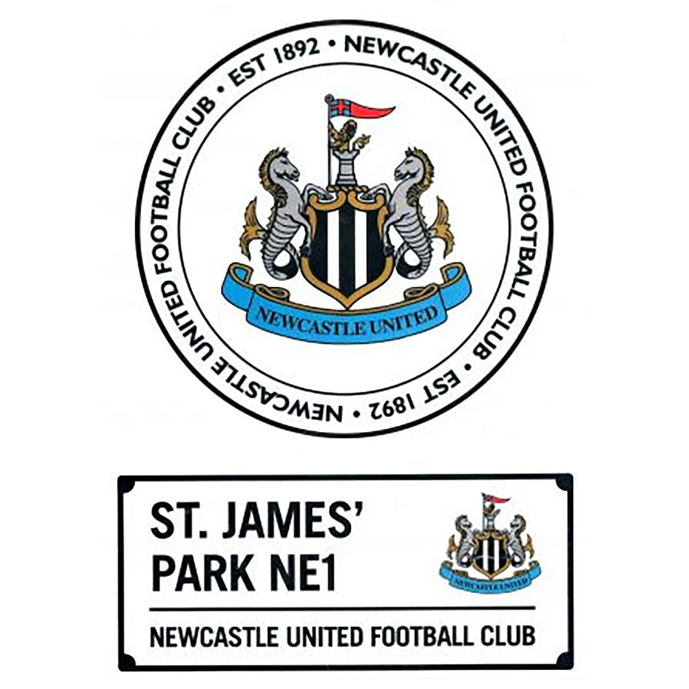 Newcastle United Car Sticker