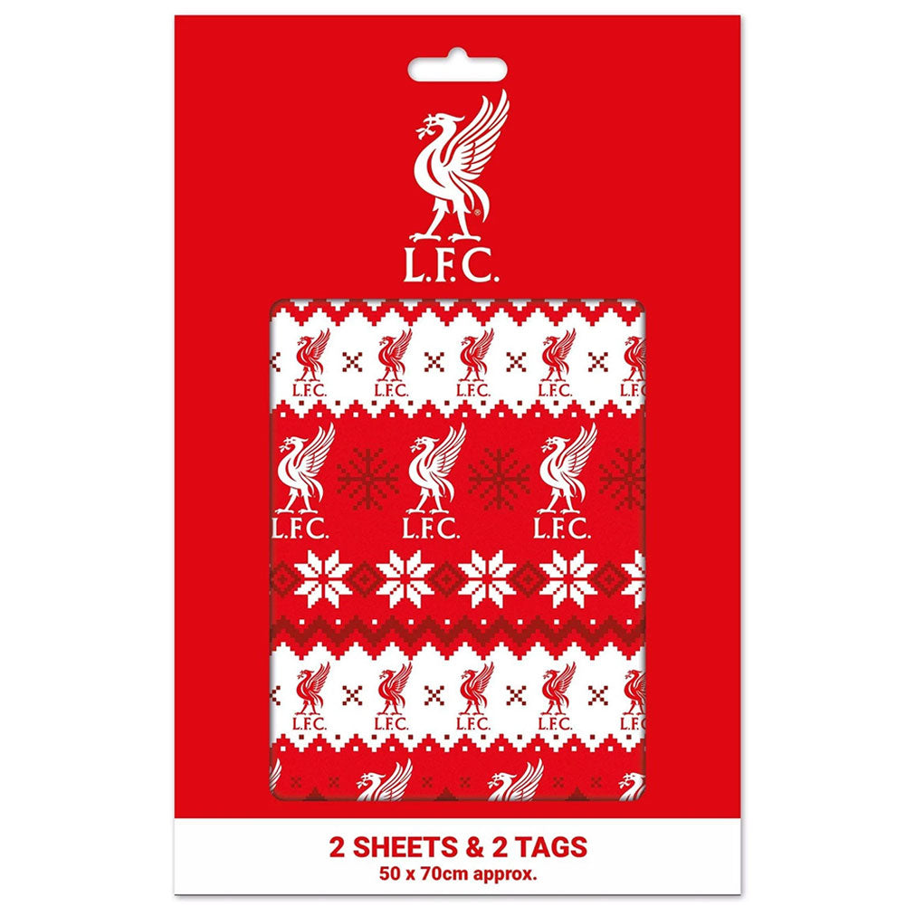 Liverpool FC Christmas Gift Wrap