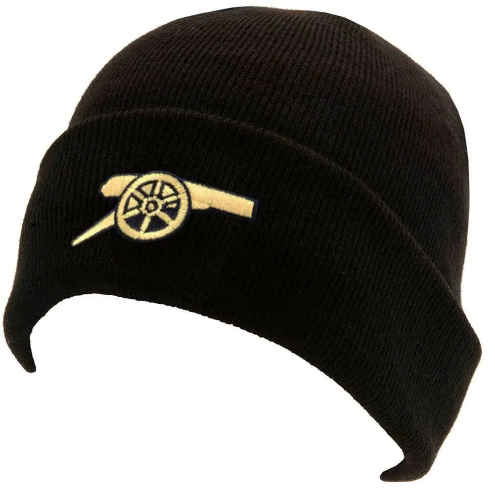 Arsenal FC Black Cuff Beanie Hat