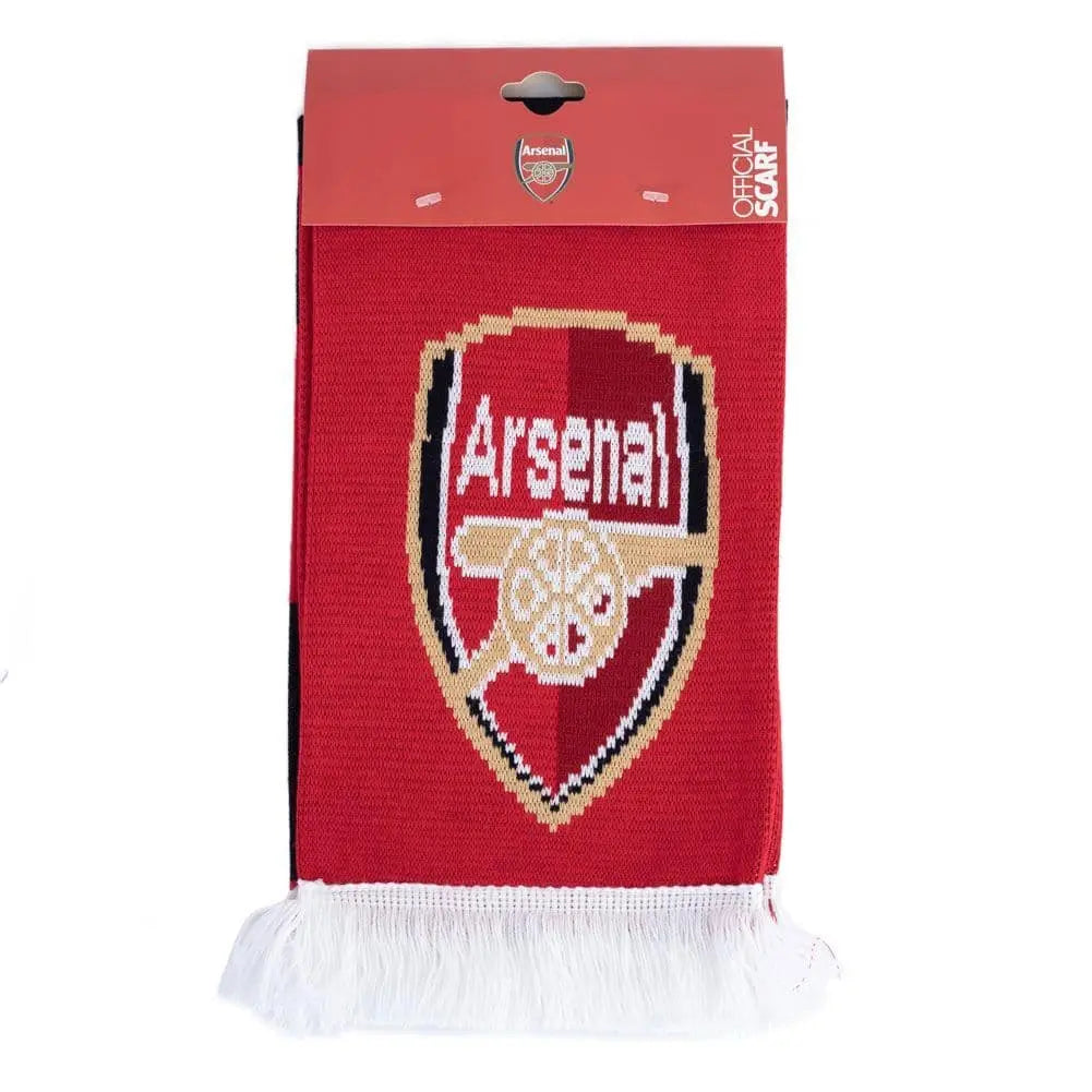 Arsenal FC Contrast Scarf End Fringe