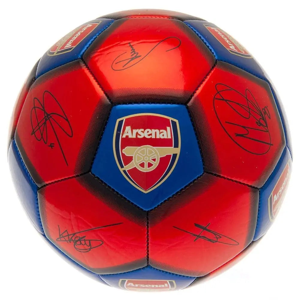 Arsenal FC 26 Panel Signature Football Back