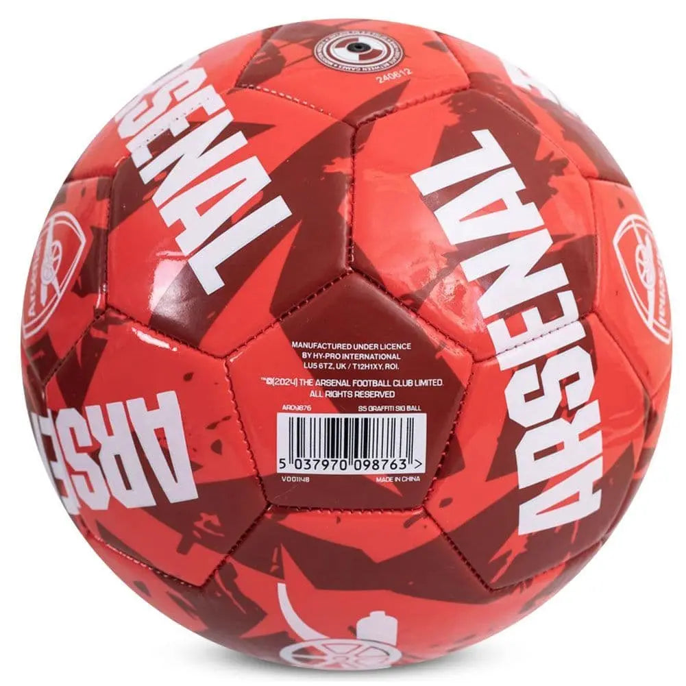 Arsenal FC Graffiti Football Back