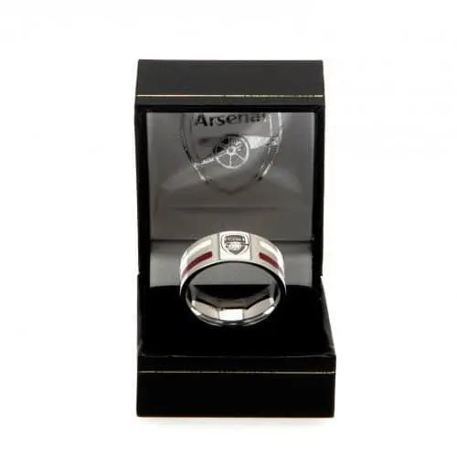 Arsenal FC Ring with Colour Stripe Boxed