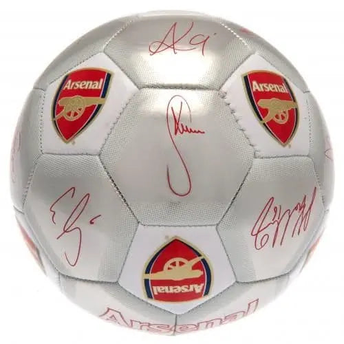 Arsenal FC Silver Signature Football Side