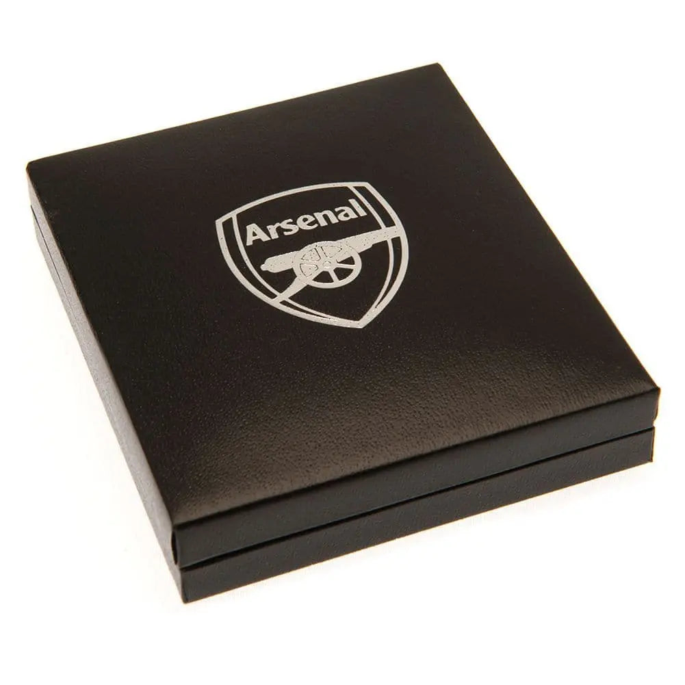 Arsenal FC Silver Plated Boxed Pendant GN Boxed