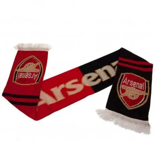Arsenal FC Split Scarf Folded