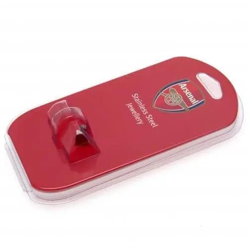 Arsenal FC Stainless Steel Stud Earring Packaged