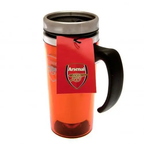 Arsenal FC Travel Mug with Handle and Tag