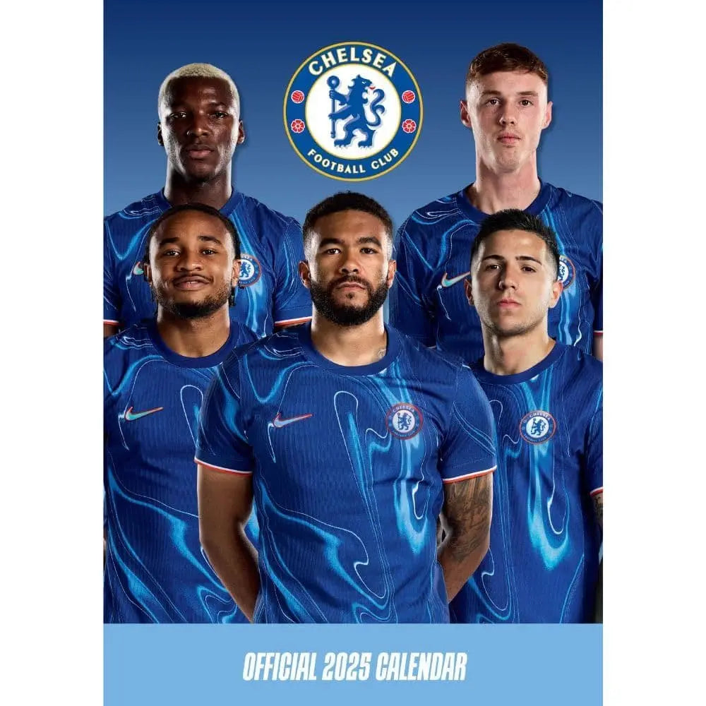 Chelsea FC 2025 Calendar Front View
