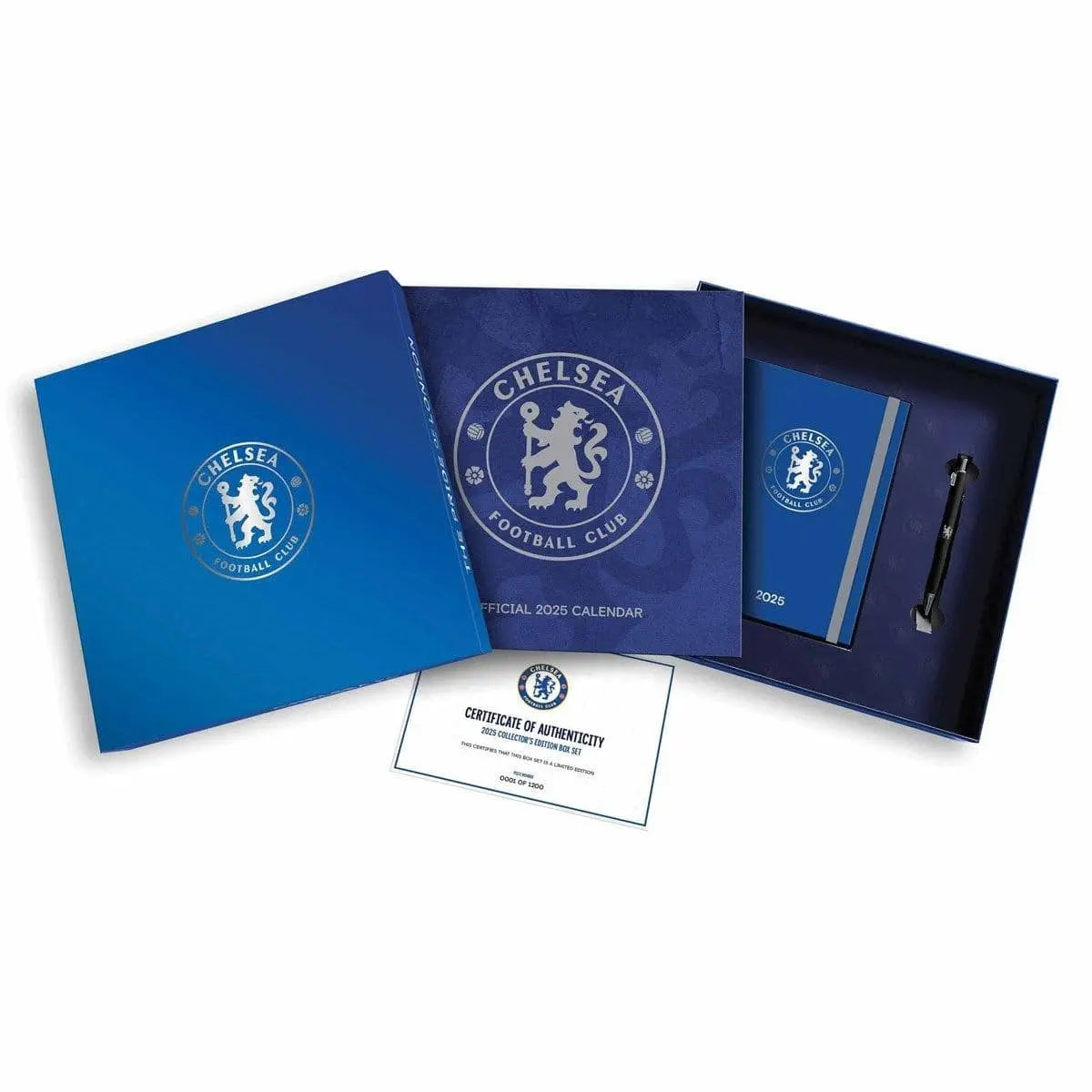 Chelsea FC 2025 Calendar, Diary & Pen Musical Box Set