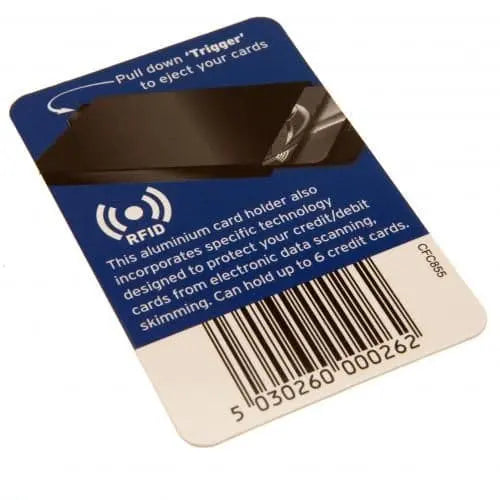 Chelsea FC Anti-Fraud Aluminiun Card Case RFID Tag