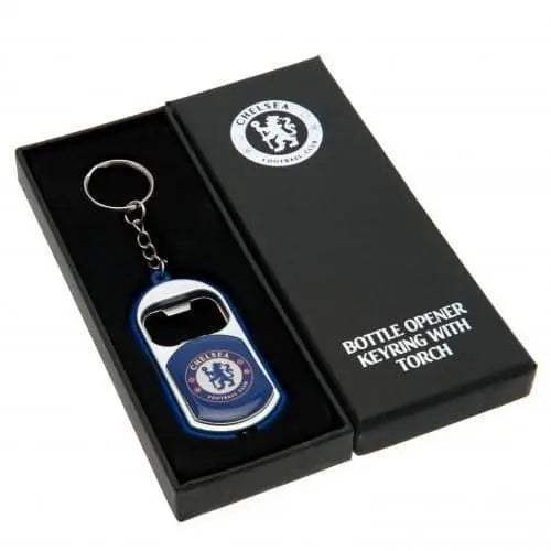 Chelsea FC Bottle Opener with Keyring & Torch