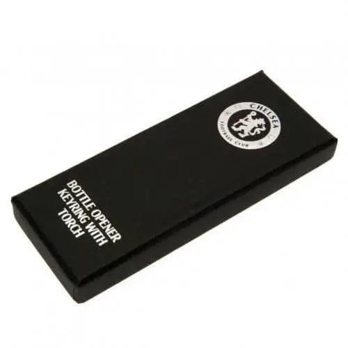 Chelsea FC Bottle Opener with Keyring & Torch in Box
