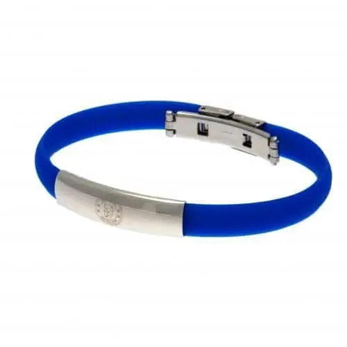 Chelsea FC Colour Silicone Bracelet Side View