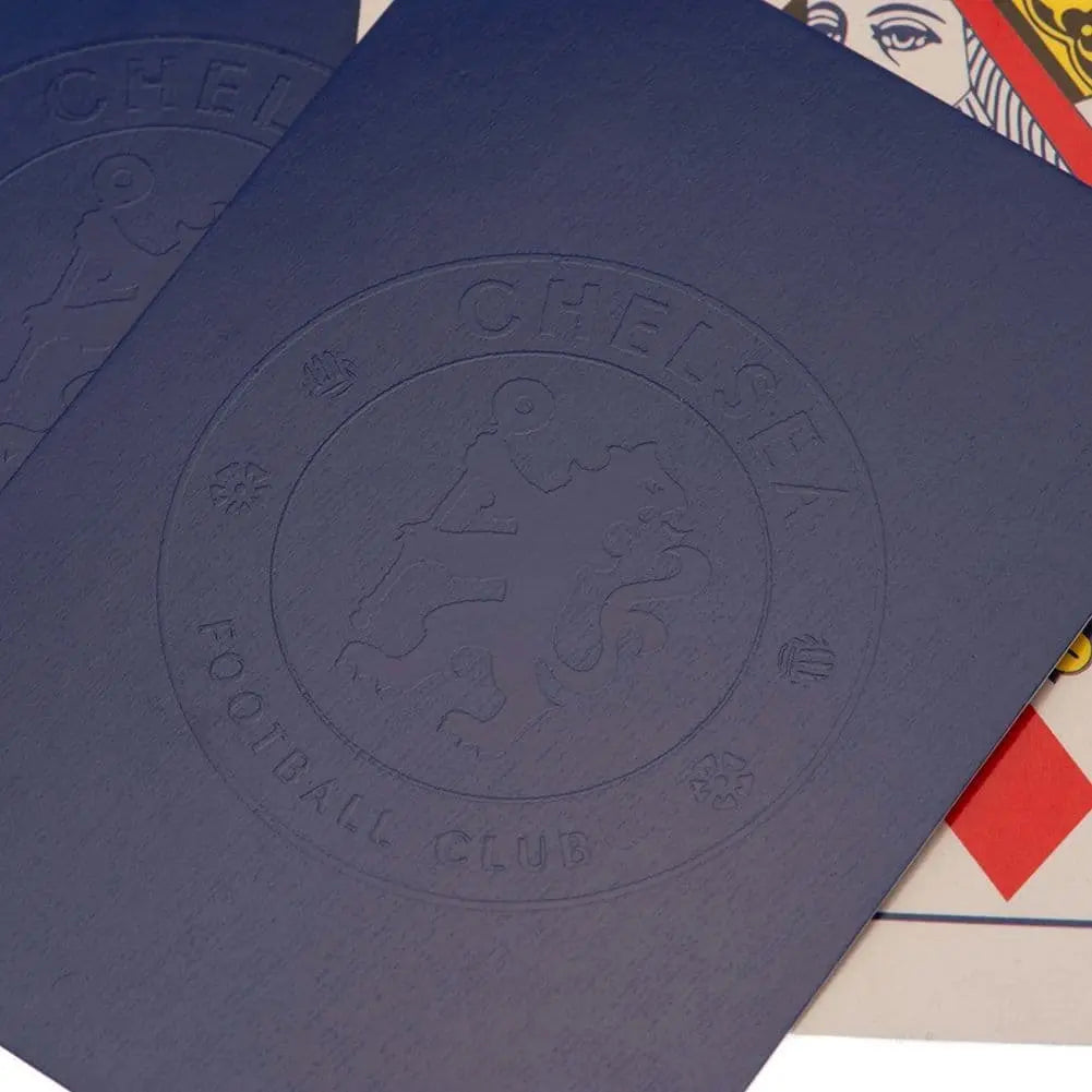 Chelsea FC Exectutive Playing Cards Close Up