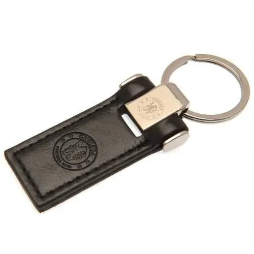 Chelsea FC Leather Key Fob Side View
