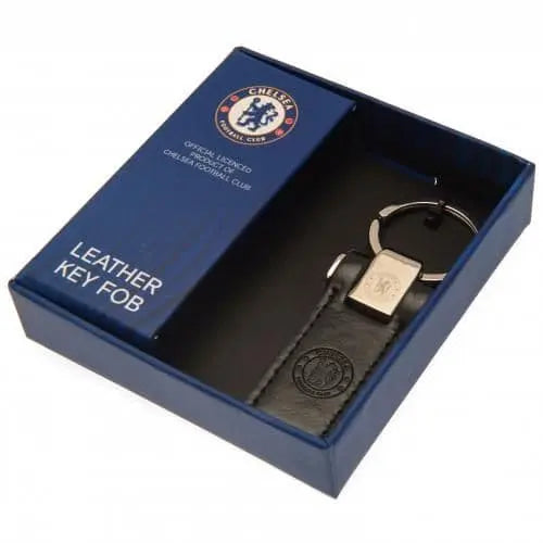 Chelsea FC Leather Key Fob Boxed