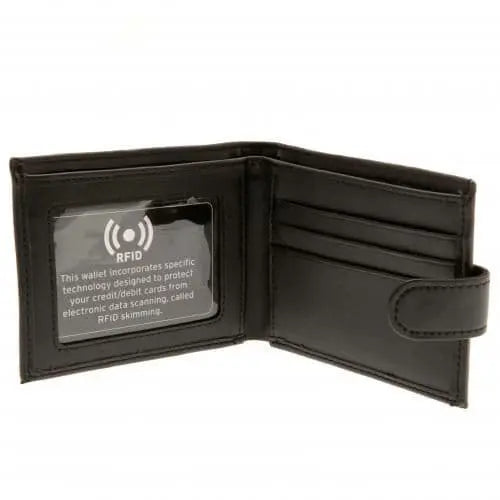 Chelsea FC Leather Wallet with Anti-Fraud Open