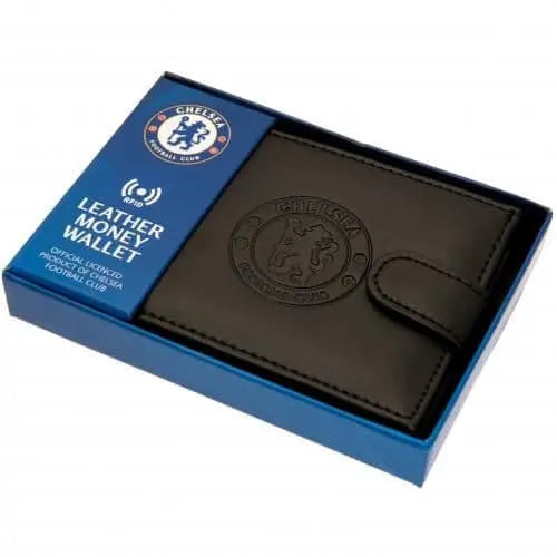 Chelsea FC Leather Wallet with Anti-Fraud Boxed