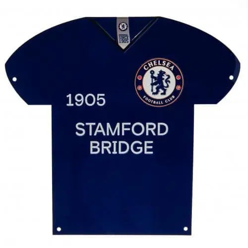 Chelsea FC Metal Shirt Sign Football Gifts Online - Main Image