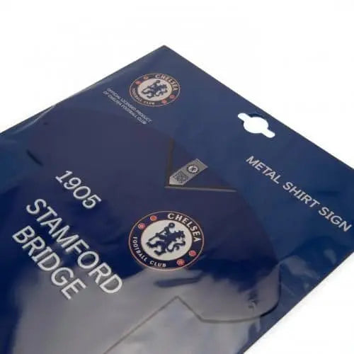 Chelsea FC Metal Shirt Sign Packaged