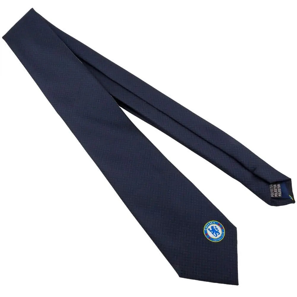 Chelsea FC Navy Blue Tie Fully Shown