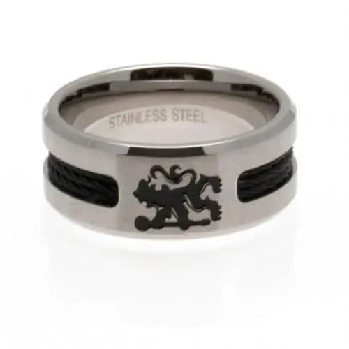 Chelsea FC Ring with Black Inlay