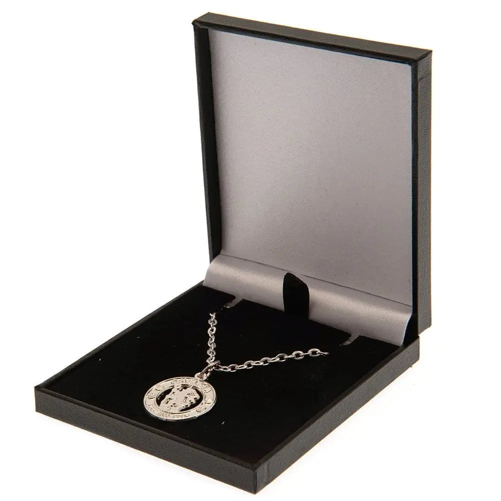 Chelsea FC Silver Plated Pendant in a Box