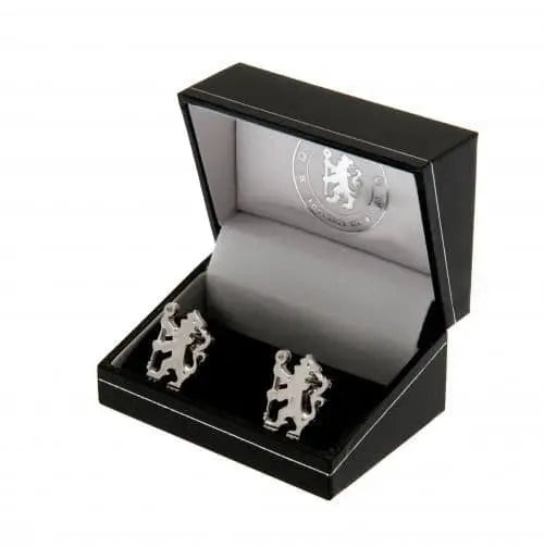 Chelsea FC Sterling Silver Lion Cufflinks Boxed