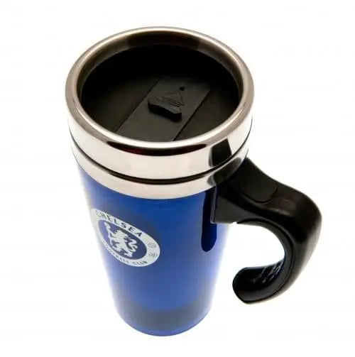 Chelsea FC Travel Mug with Handle Top View