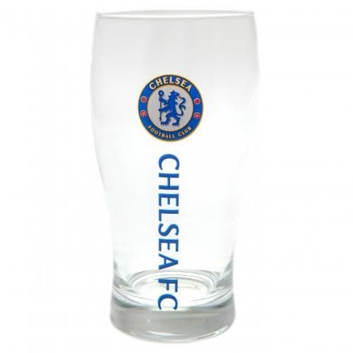 Chelsea FC Tulip Pint Glass Front View