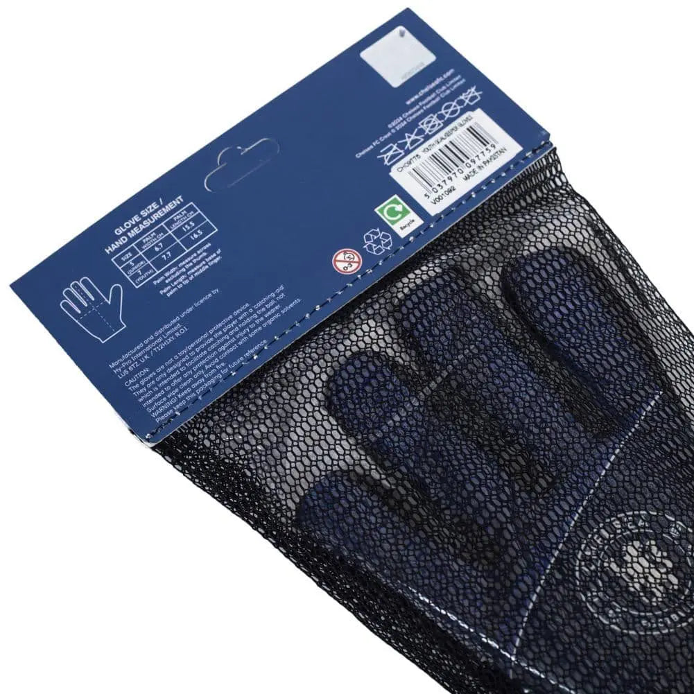 Chelsea FC Youth's Fuse Goalkeeper Gloves Packaged