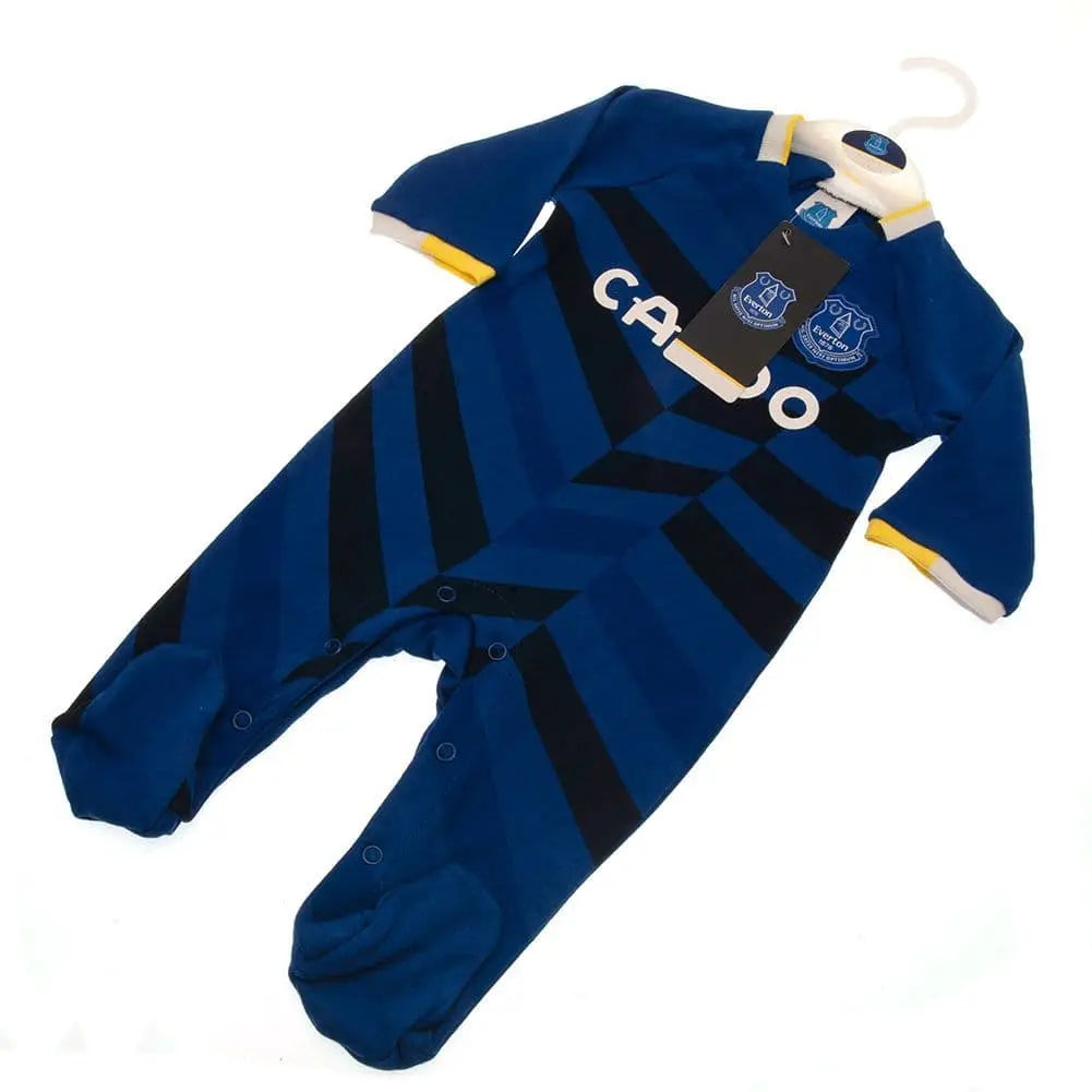 Everton FC Baby Sleepsuit on Hanger