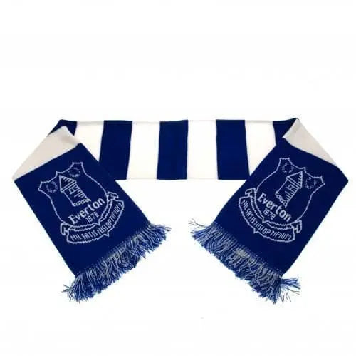 Everton FC Bar Scarf Crest Vieww