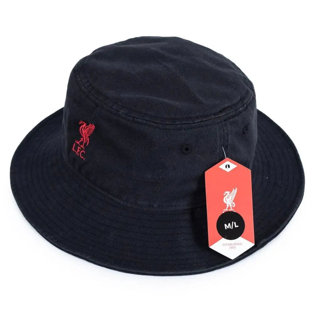 Liverpool FC Black Bucket Hat with Tag