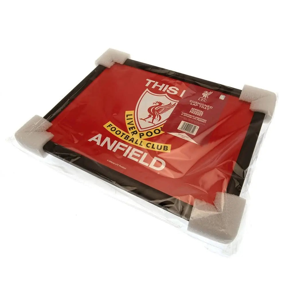 Liverpool FC Cushioned Lap Tray Packaged