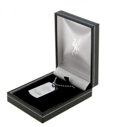 Liverpool FC Dog Tag & Chain with Engraved Crest CR Boxed