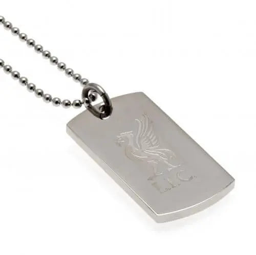 Liverpool FC Dog Tag & Chain with Engraved Crest LB