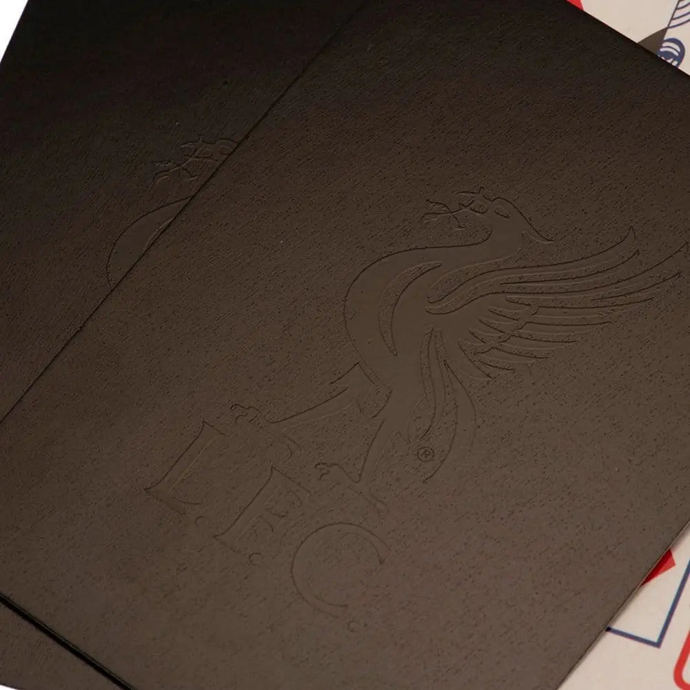 Liverpool FC Executive Playing Cards Close Up View