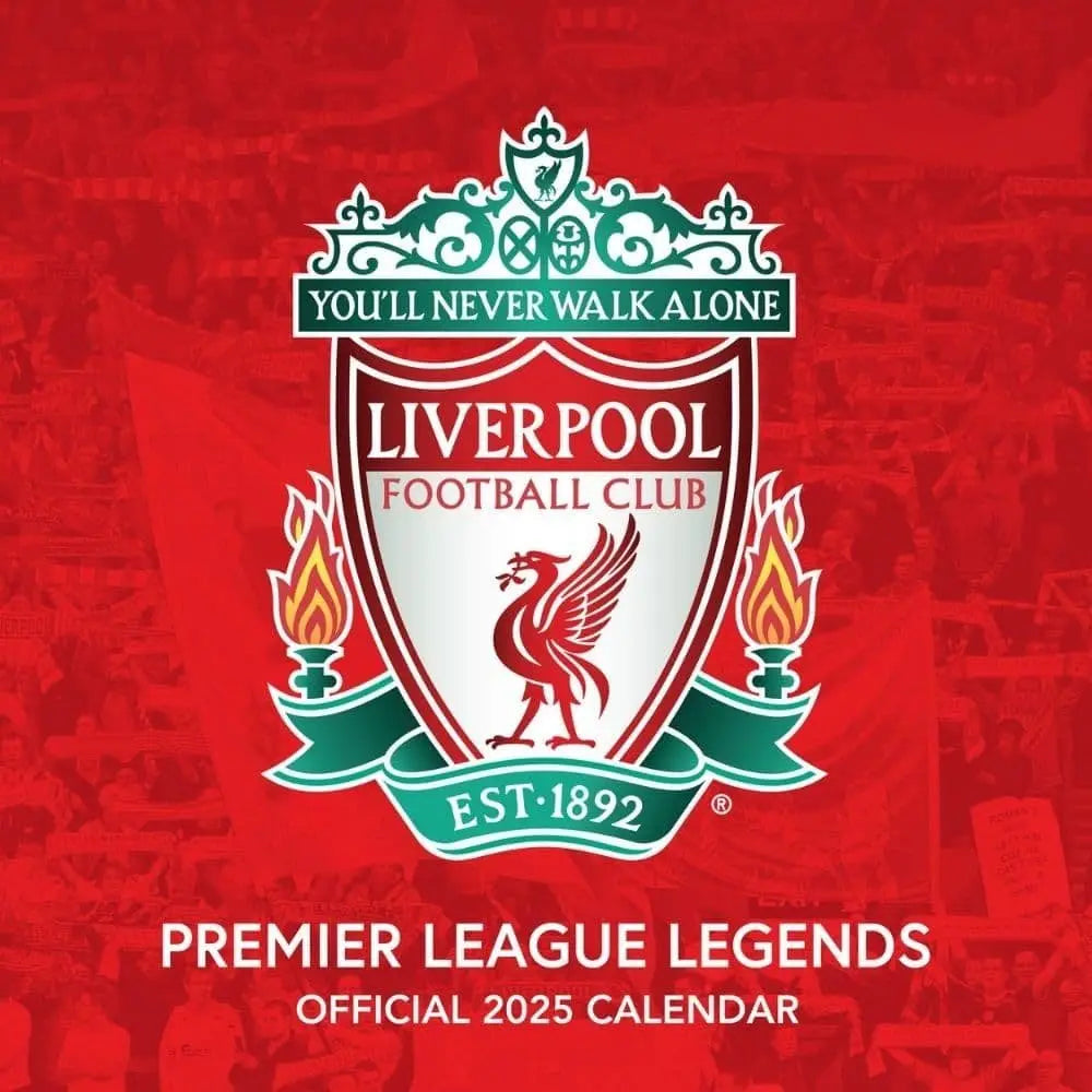Liverpool FC 2025 Legends Square Calendar