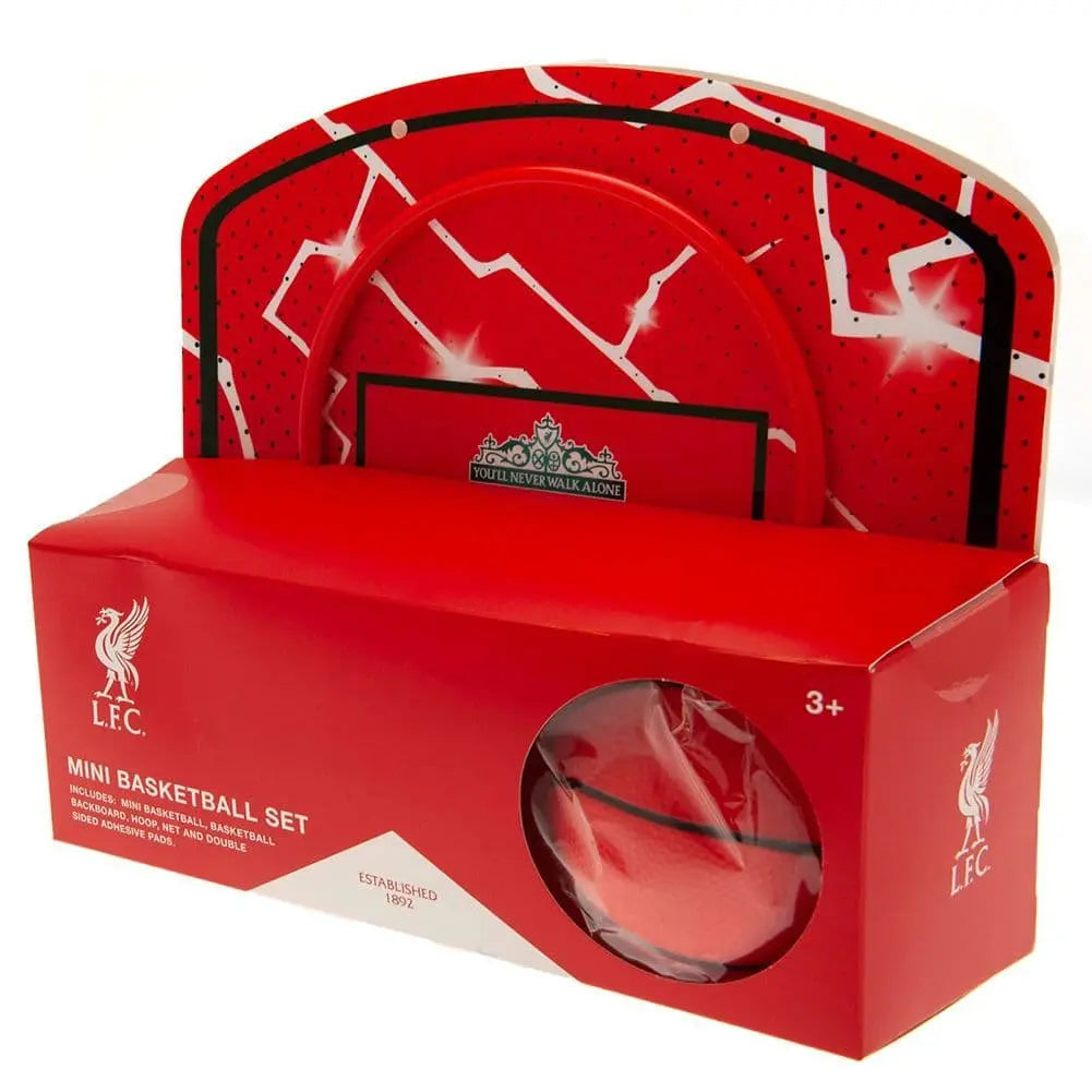 Liverpool FC Mini Basketball Set Packaged
