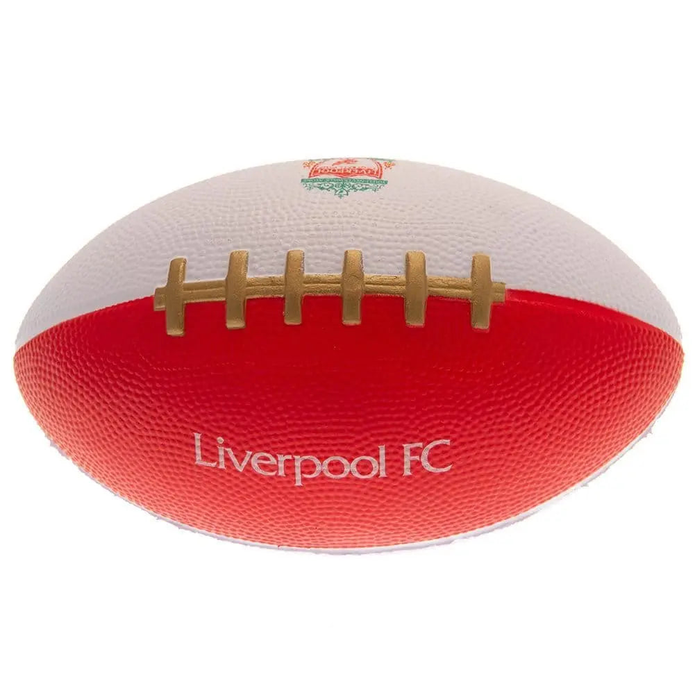 Liverpool FC Mini Foam American Football Top View